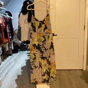 Guess high low floral dress
